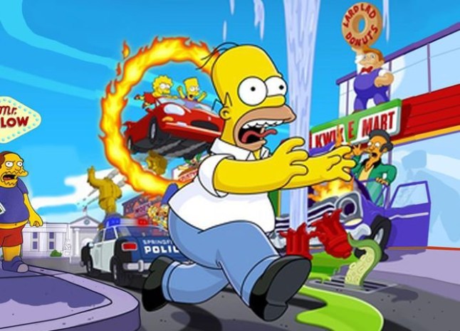 The Simpsons: Hit & Run key art