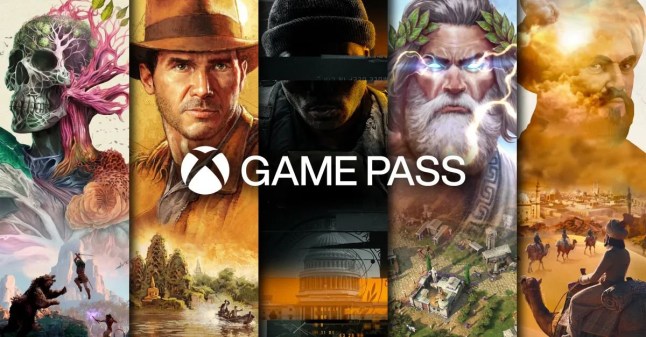 Game Pass collage of multiple games
