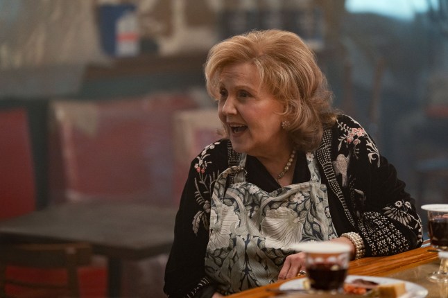 Nonnas. Brenda Vaccaro as Antonella in Nonnas. Cr. Jeong Park/Netflix ?? 2025.