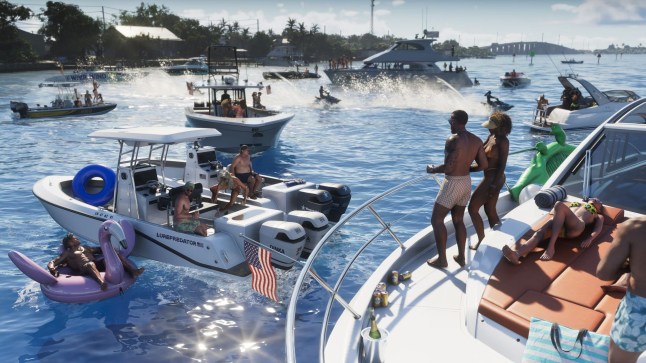 GTA 6 screenshot of boats on the sea
